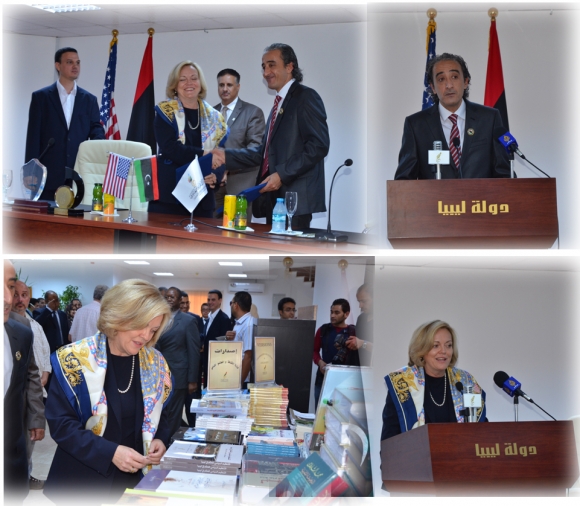 وزارة الثقافة توقع اتفاقية تعاون ثقافي بين ليبيا وأمريكا