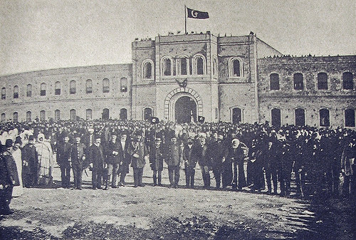 الثكنة العثمانية العسكرية بمنطقة البركة بمدينة بنغازي أواخر العهد العثماني