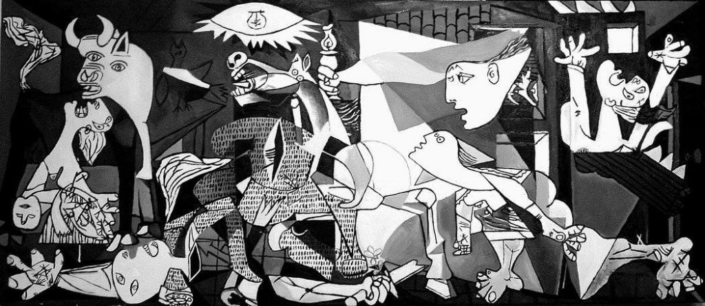 الحرب.. للرسام العالمي بابلو بيكاسو