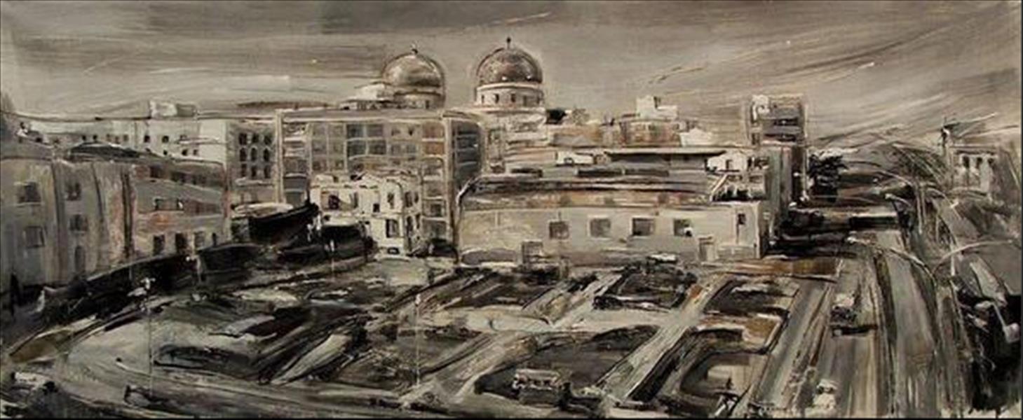 مدينة بنغازي كما رسمتها الفنانة الإيطالية تيزيانا فانيتي
عن بوابة الوسط