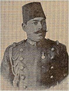 المير لأي أسماعيل نشأت بك القائد الأعلي للقوات العثمانية الليبية بطرابلس