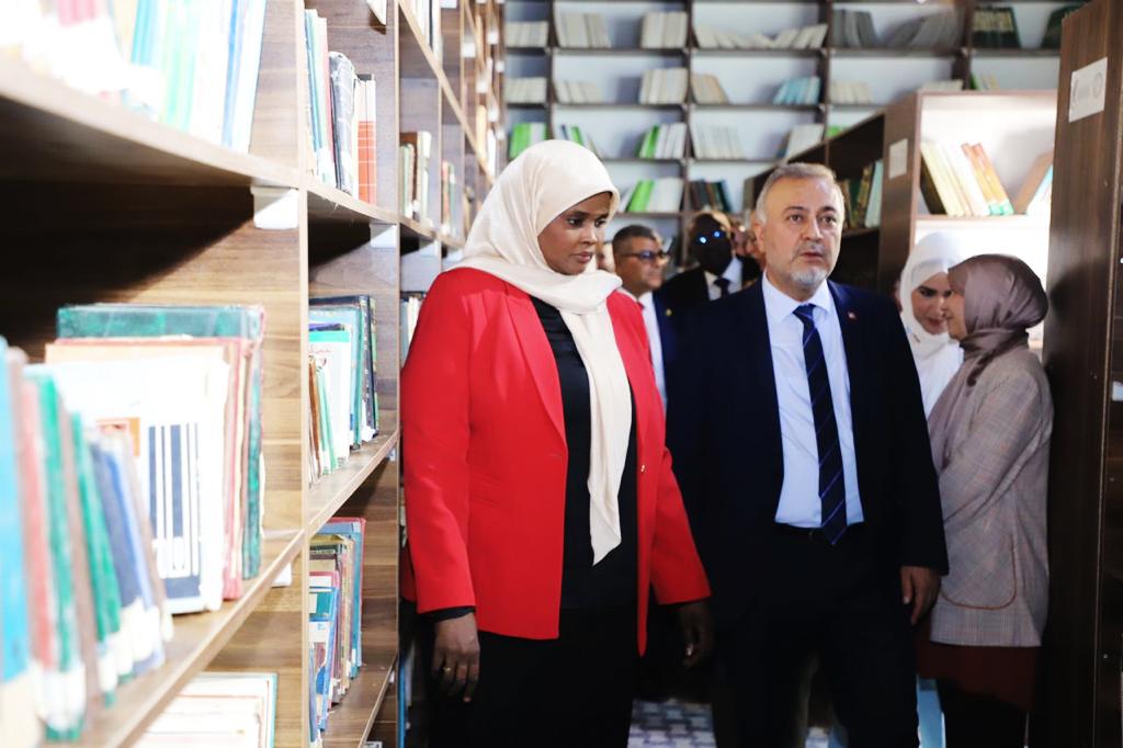 إعادة افتتاح مكتبة مصطفى قدري معروف التاريخية بحضور وزيرة الثقافة (الصورة: وزارة الثقافة والتنمية المعرفية)